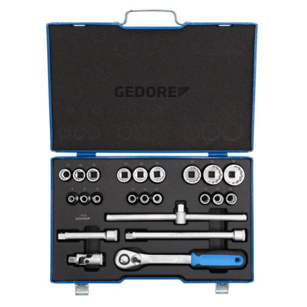 GEDORE socket spanner set D19 EMU-20 23-piece 1/2 ″ ( 4000880523 )
