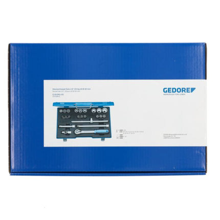 GEDORE socket spanner set D19 EMU-20 23-piece 1/2 ″ ( 4000880523 )