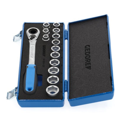 GEDORE Steckschlüsselsatz 19 SKU-20 14-teilig 1/2 ″ ( 4000880518 )