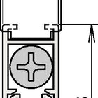 Guarnizione per porta ATHMER a doppia guarnizione(R) M-12/35 1-392 su 1 lato Lunghezza 833 mm ( 3327023065 )