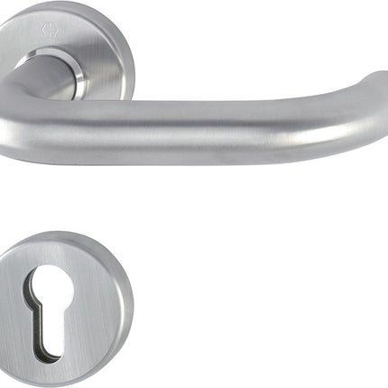 HOPPE Rosettenhalbgarnitur Paris E138Z/42/42S Edelstahl F69 ( 3000220054 )