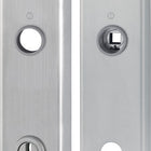 HOPPE par de placas largas E2222ZA/2210 mate F69 ( 3000209809 )