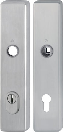 HOPPE par de placas largas E2222ZA/2210 mate F69 ( 3000209809 )