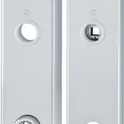 HOPPE Langschildpaar E3332ZA/3310 F1 / silberfarbig F1 ( 3000209807 )