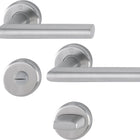 HOPPE Juego de escudos Utrecht E1444Z/17KV/17KVS Acero inoxidable F69 ( 3000220005 )