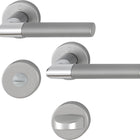 HOPPE Rosettengarnitur Lecce 1405/42KV/42KVS Aluminium F49/F9-2 ( 3000220015 )