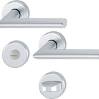 HOPPE Rosettengarnitur Stockholm 1140/42KV/42KVS Aluminium F1 ( 3000252245 )