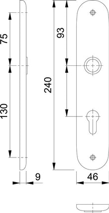 HOPPE Langschildpaar 273P F1 / naturfarbig F1 ( 3000252562 )