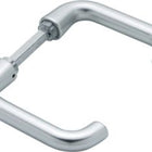 HOPPE lever handle pair Paris 138L Aluminium F1 ( 3000252102 )