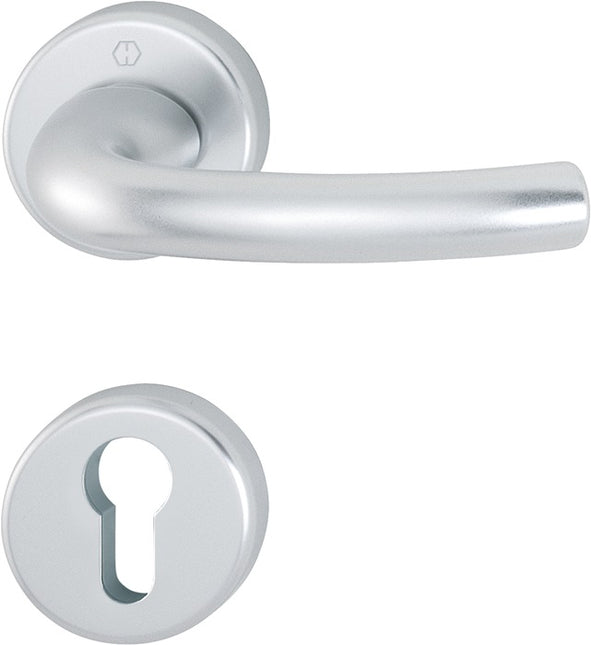 HOPPE Escutcheon set Tôkyô 1710 / 42KV / 42KVS Aluminium F1 ( 3000252592 )