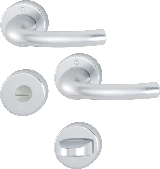HOPPE Escutcheon set Tôkyô 1710 / 42KV / 42KVS Aluminium F1 ( 3000252621 )