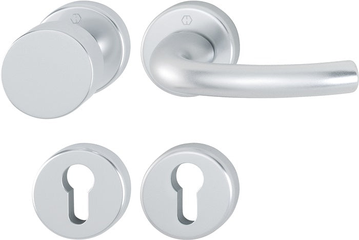 HOPPE Escutcheon set Tôkyô 58/42KV/42KVS/1710 Aluminium F1 ( 3000252623 )