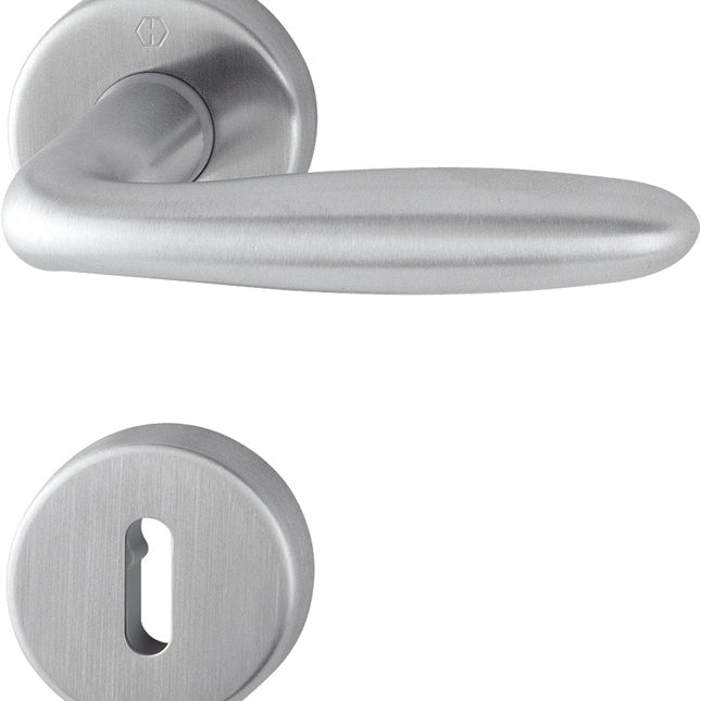 HOPPE Verona rose set E1800Z/42KV/42KVS stainless steel F69 ( 3000252709 )