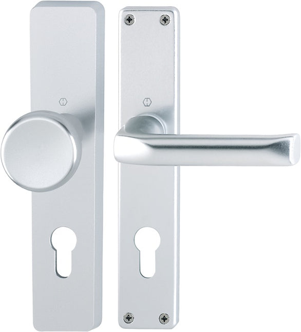 HOPPE long plate set London 54/227/202SP/113 Aluminium F1 ( 3000252240 )