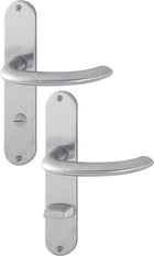 HOPPE set di rosette lunghe Marsiglia E1138Z/302 in acciaio inox F69 ( 3000252287 )