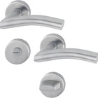 HOPPE Juego de roseta Amberes E1402Z/42KV/42KVS Acero inoxidable F69 ( 3000252907 )