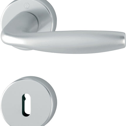 HOPPE Rosettengarnitur New York 1810/42KV/42KVS Aluminium F1 ( 3000203558 )