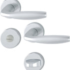 Juego de roseta HOPPE New York 1810/42KV/42KVS Aluminio F1 ( 3000203560 )