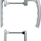 HOPPE raccordo balcone New York 099KH/961N/U10/... Alluminio F1 ( 3000203702 )