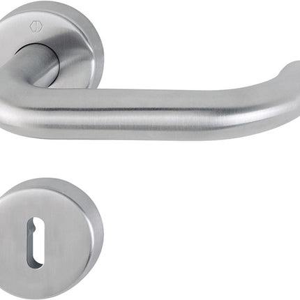 HOPPE rose set Paris E58/42H/42HKVS/138 stainless steel F69 ( 3000203103 )