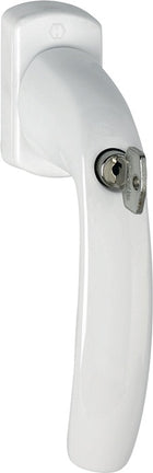 HOPPE window handle New York 0810SVS/U10 aluminium F9016 / traffic white ( 3000203585 )