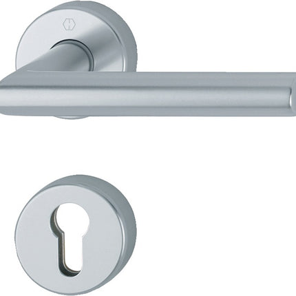 HOPPE Juego de protección contra incendios Amsterdam FS-1400/42H/42HS Aluminio F1 D/D ( 3000251219 )