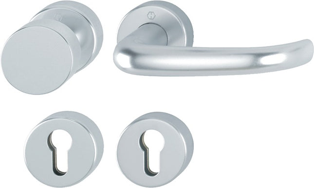 HOPPE Feuerschutzgarnitur San Francisco FS-58/42H/42HS/1301 Aluminium F1 D/K ( 3000202073 )