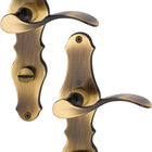 HOPPE long escutcheon set Weimar M112SLN/2007 brass F73 ( 3000253095 )