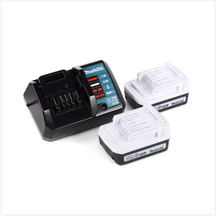 Makita HP 347 DWEX3 Akku Schlagbohrschrauber im Transportkoffer mit 74 tlg. Zubehör + 2x 1,3 Ah Akkus und DC18 WA Ladegerät - Toolbrothers