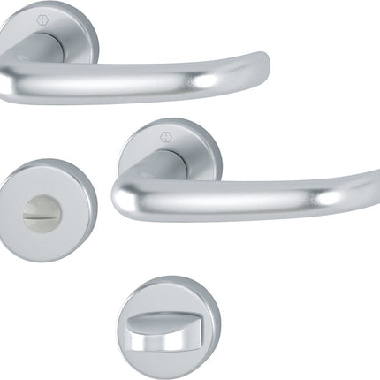 HOPPE Escutcheon set San Francisco 1301/42KV/42KVS Aluminium F1 ( 3000202002 )