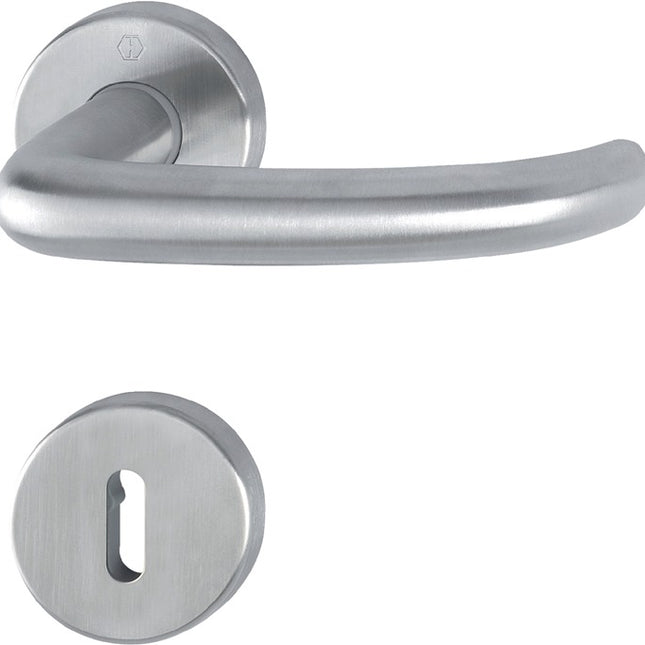 HOPPE Juego de escudos San Francisco E1301Z/42KV/42KVS Acero inoxidable F69 ( 3000202017 )