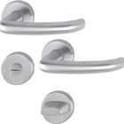 HOPPE Juego de escudos San Francisco E1301Z/42KV/42KVS Acero inoxidable F69 ( 3000202019 )