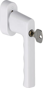 HOPPE window handle Hamburg 0700S/UD9020 Aluminium F9016 / traffic white ( 3000203985 )