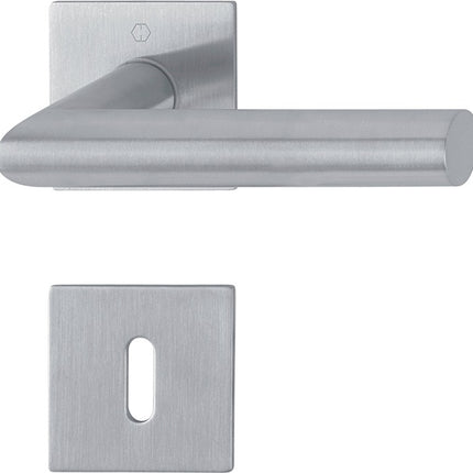 HOPPE Juego de escudos Amsterdam E1400Z/848N/848NS Acero inoxidable F9714M ( 3000209766 )