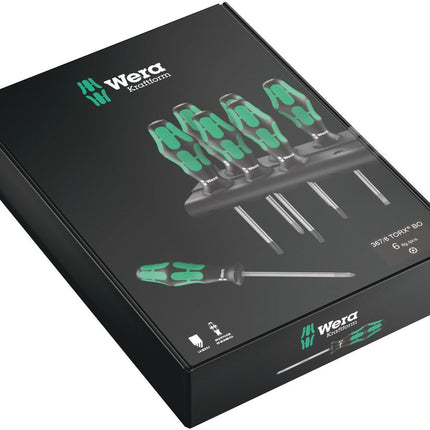 WERA Schraubendrehersatz 367/6 TORX BO 6-teilig TORX® mit Bohrung ( 4000827755 )