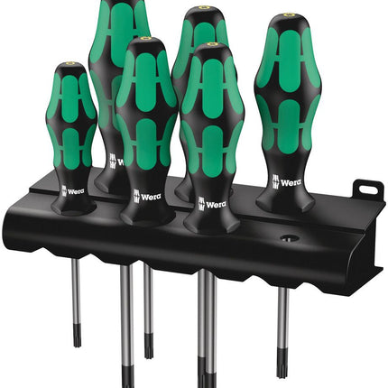 WERA Schraubendrehersatz 367/6 TORX BO 6-teilig TORX® mit Bohrung ( 4000827755 )