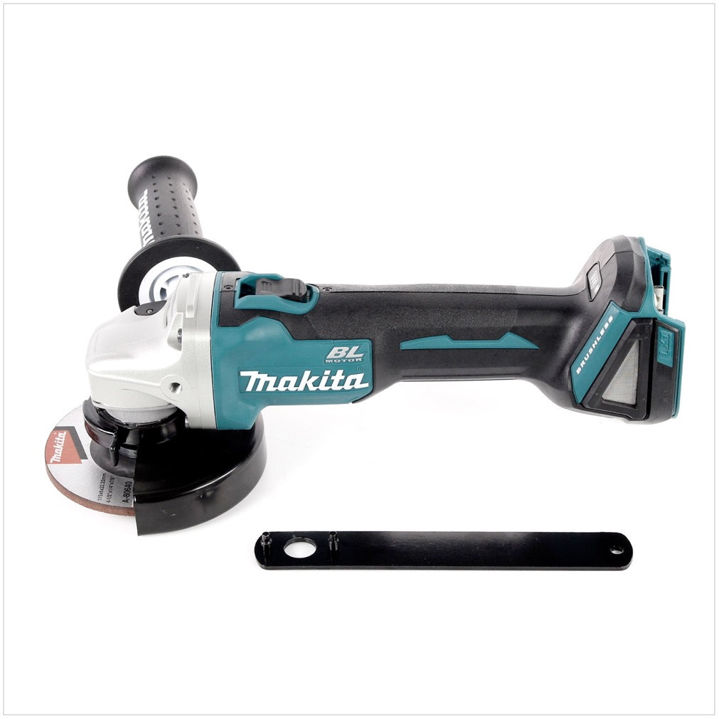 Makita DGA 456 Z Akku Winkelschleifer 18V 115mm Brushless Solo - ohne Akku, ohne Ladegerät