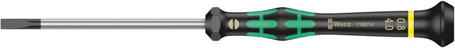 WERA Destornillador mecánico electrónico de precisión 2035 4 mm Longitud de la hoja 80 mm ( 4300001764 )