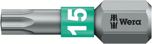 WERA Bit 867/1 BTZ 1/4 ″ T 15 Length 25 mm ( 4000829535 )