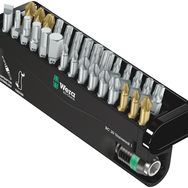 WERA Bit-Check 30 Universal 1 30-piece bit set ( 4000829640 )