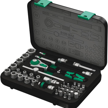 WERA Zyklop Speed 42-piece socket spanner set 1/4 ″ ( 4000820556 )