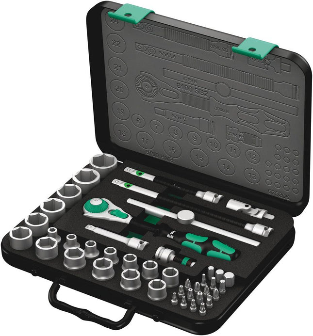 WERA socket spanner set 8100 SB2 Zyklop 43-piece 3/8 ″ ( 4000820227 )