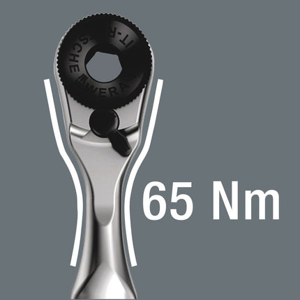 Carraca de cambio de paletón/palanca WERA 8001 A Porta-puntas directo Cyclops 1/4 ″ ( 4000829103 )