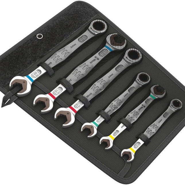 WERA Joker 6-piece ratchet spanner set, spanner sizes 10-19 mm ( 4000821670 )