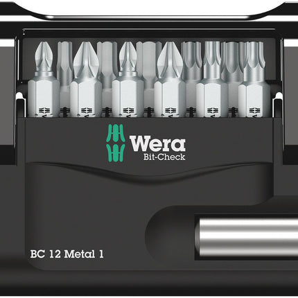 WERA Bit-Check 12 Metal 1 Set di punte da 12 pezzi ( 4000829036 )
