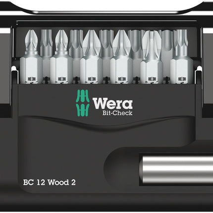 WERA Bit-Check 12 Wood 2 12-piece bit set ( 4000829035 )