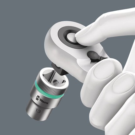 WERA Lever-action reversible ratchet 8006 Zyklop Hybrid C 1/2 ″ 72 teeth ( 4000821143 )