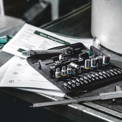 Juego de llaves de vaso WERA 8100 SA 12 HF Zyklop 13 piezas 1/4 ″ ( 4000821783 )