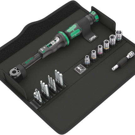 Juego de llaves dinamométricas WERA Click-Torque A 6 Set 1 20 piezas 2,5 - 25 Nm 1/4 ″ ( 4000821935 )