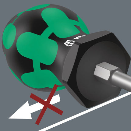 WERA screwdriver 367 TORX(R) Stubby size T 40 blade length 25 mm ( 4000827044 )